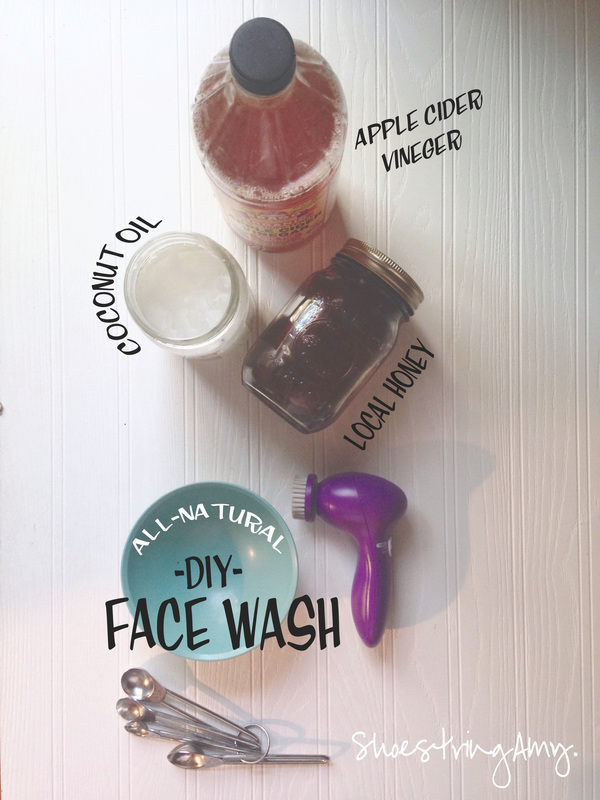 DIY all-natural homemade face wash- single use. by shoestringamy 